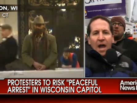 FOX News Reporter Gets Hit During Live Broadcast From Wisconsin