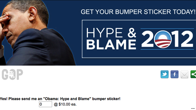 RNC to push 'Hype and Blame'