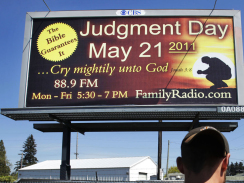 One of Harold Camping's billboards in Eugene, Ore.