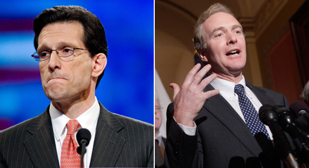Van Hollen spokesman Doug Thornell countered Cantor, saying the Republican whip had made 'false accusations' against Democrats instead of 'calling for restraint.' 