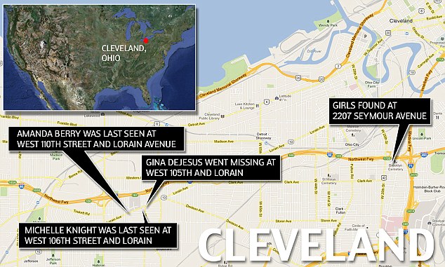 ***LOCATOR MAP: Missing Girls Cleveland