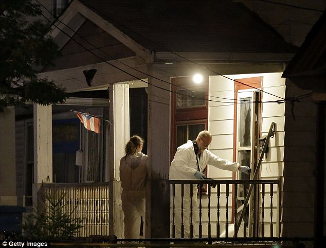 Horrific: Local reporters say that investigators found chains hanging from the ceiling in the house and the women were believed to have been tied up during their decade-long abduction