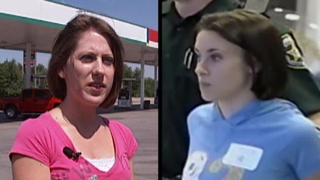 Picture of Sammay Blackwell on the left; Casey Anthony on the right.