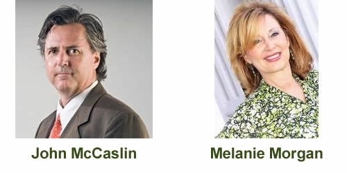 John McCaslin and Melanie Morgan