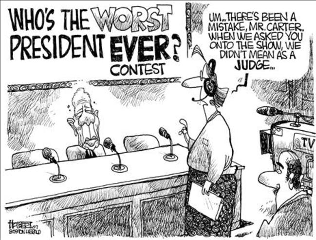 What are the primary exhibits on display at the Jimmy Carter Museum? Image